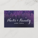 Search for nail technician business cards Typography