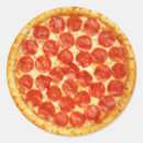 Search for pizza pie stickers Round
