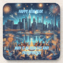 Search for new year coasters Fireworks