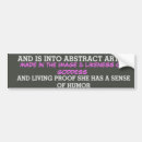Search for goddess bumper stickers Humour