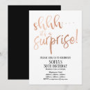 Search for surprise wedding invitations Glitter