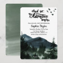 Search for the adventure begins invitations Watercolor