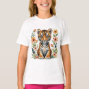 Search for tiger kids tshirts Wild animal