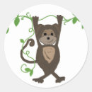 Search for brown monkey stickers Cute