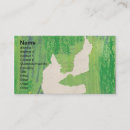 Search for torn business cards Green