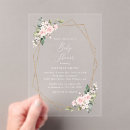 Search for blush pink baby shower invitations Watercolor flowers