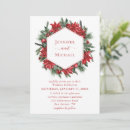 Search for poinsettia wedding invitations Pine