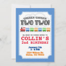 Search for chugga chugga two two birthday invitations Second