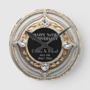 Search for silver wedding anniversary clocks Diamonds