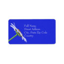 Search for royal blue and gold return address labels Floral