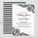 Search for black and white shower wedding invitations Trendy
