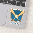 Search for baseball ball stickers Blue