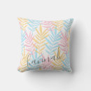 Search for palm leaves cushions Exotic