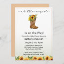 Search for sunflower cowgirl invitations Rustic