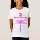 Search for 3rd birthday kids tshirts Watercolor