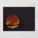 Search for moon cat postcards Silhouette