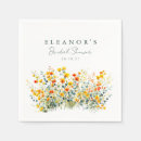 Search for botanical napkins Bridal shower