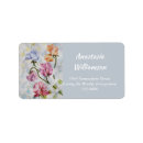 Search for sweet pea return address labels Watercolor