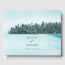 Search for beach wedding guest books Watercolor