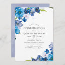 Search for blue confirmation invitations Pastel