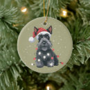 Search for scottie dog christmas tree decorations Snow