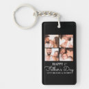 Search for black white rectangular key rings Dad