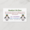 Search for penguin business cards Antarctica