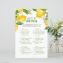 Search for whats on your phone games Lemon bridal shower