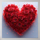 Search for romantic red rose posters Petals