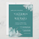 Search for blue floral border wedding invitations Traditional