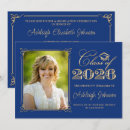 Search for class of 2026 graduation invitations Gold