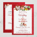 Search for deep red wedding invitations Roses