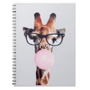 Search for giraffe notebooks Zoo animals