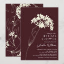 Search for plum bridal shower invitations Wildflower
