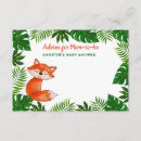 Search for fox baby shower invitations Orange