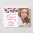 Search for peonies birthday invitations Calligraphy