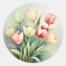 Search for red tulip stickers Watercolor