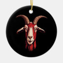 Search for funny goats christmas tree decorations Illustration