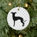 Search for dog silhouette christmas tree decorations Black
