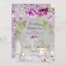 Search for luncheon birthday invitations Floral