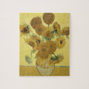 Search for van gogh sunflower puzzles Vase