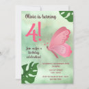 Search for rainforest party invitations Pink