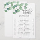 Search for eucalyptus bridal shower games Elegant