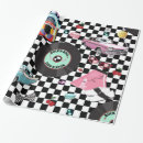 Search for jukebox wrapping paper Vintage