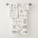 Search for modern geometric bath towels Simple