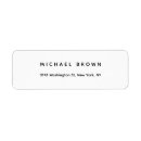 Search for hospitality return address labels Chic trendy stylish contemporary