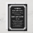 Search for art deco hens party invitations Gatsby