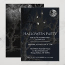 Search for stylish halloween invitations Black