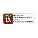 Search for plaid return address labels Clan