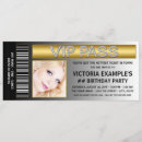 Search for ticket style invitations Vip